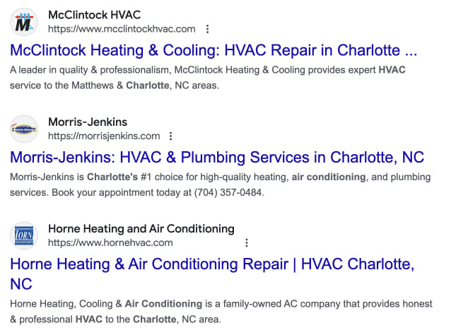 Local SEO company in Charlotte
