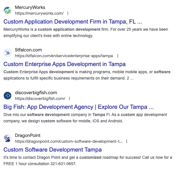 Tampa SEO agency