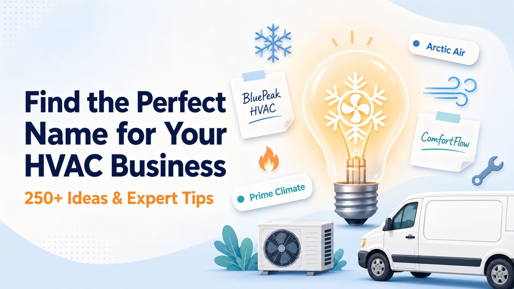 Find the Perfect Name for Your HVAC Business: 250+ Ideas & Expert Tips