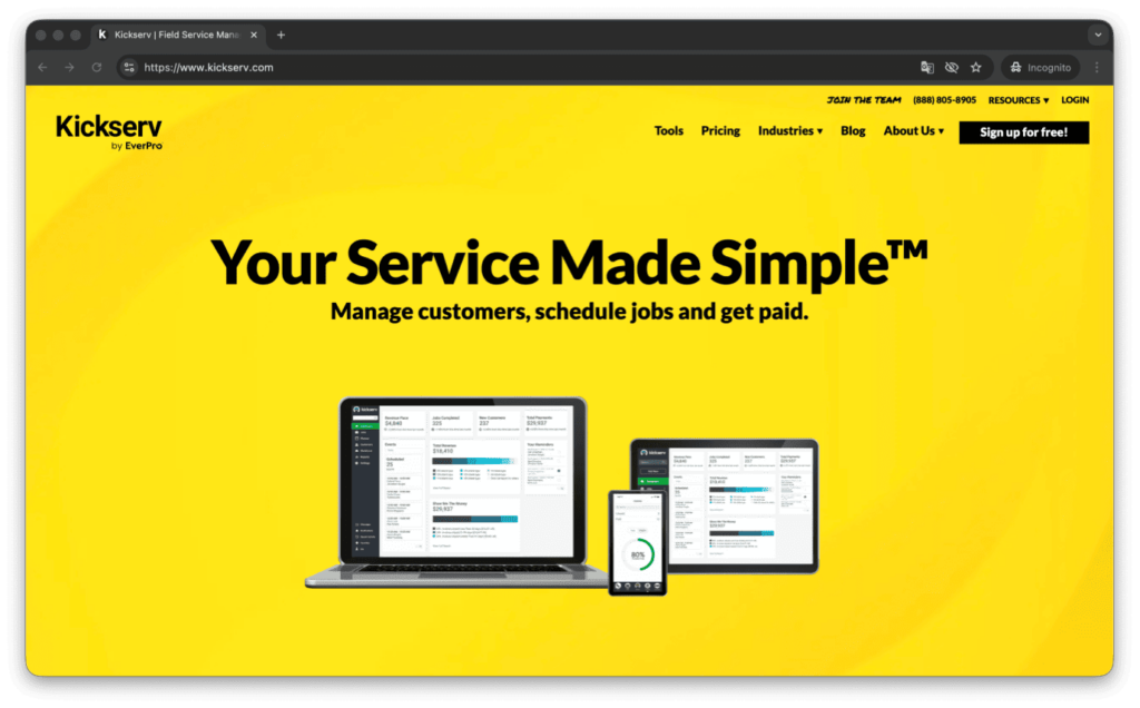 kickserv crm