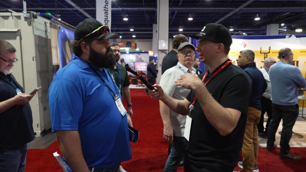 Daniel Dramshev interviews Bryan Johnson of Absolute Comfort Heating and A/C at AHR Expo