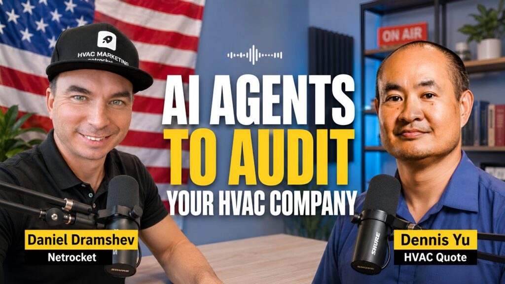 AI agents to audit your HVAC company, 8-Figure HVAC Brands Podcast with Dennis Yu