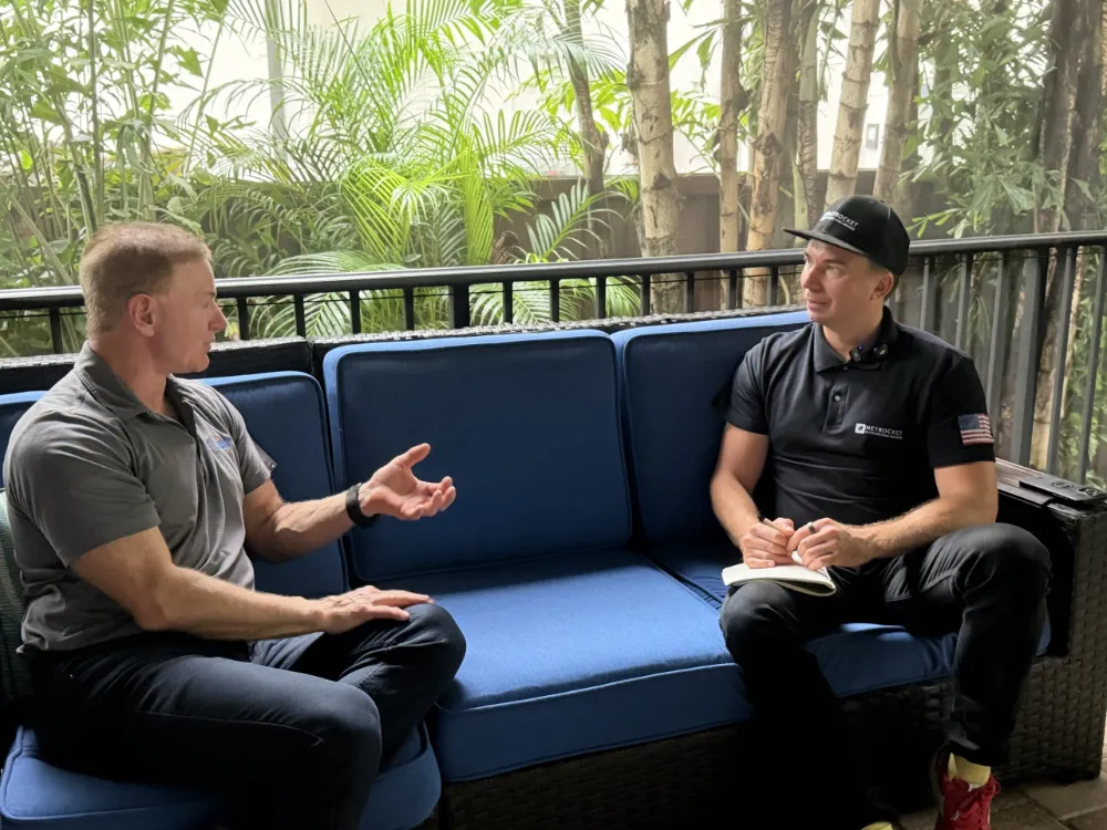 Daniel Dramshev interviewing Joe Finney of T3 Service Group in Tampa