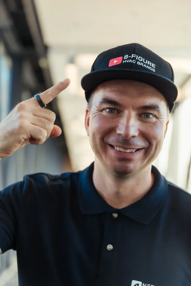 Daniel Dramshev, founder and CEO of Netrocket and host of the 8-Figure HVAC Brands Podcast