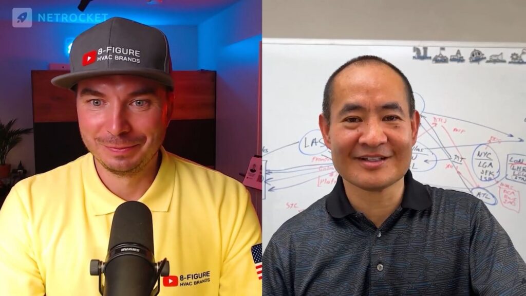 Daniel Dramshev and Dennis Yu talk about HVAC Quote AI on the 8-Figure HVAC Brands Podcast