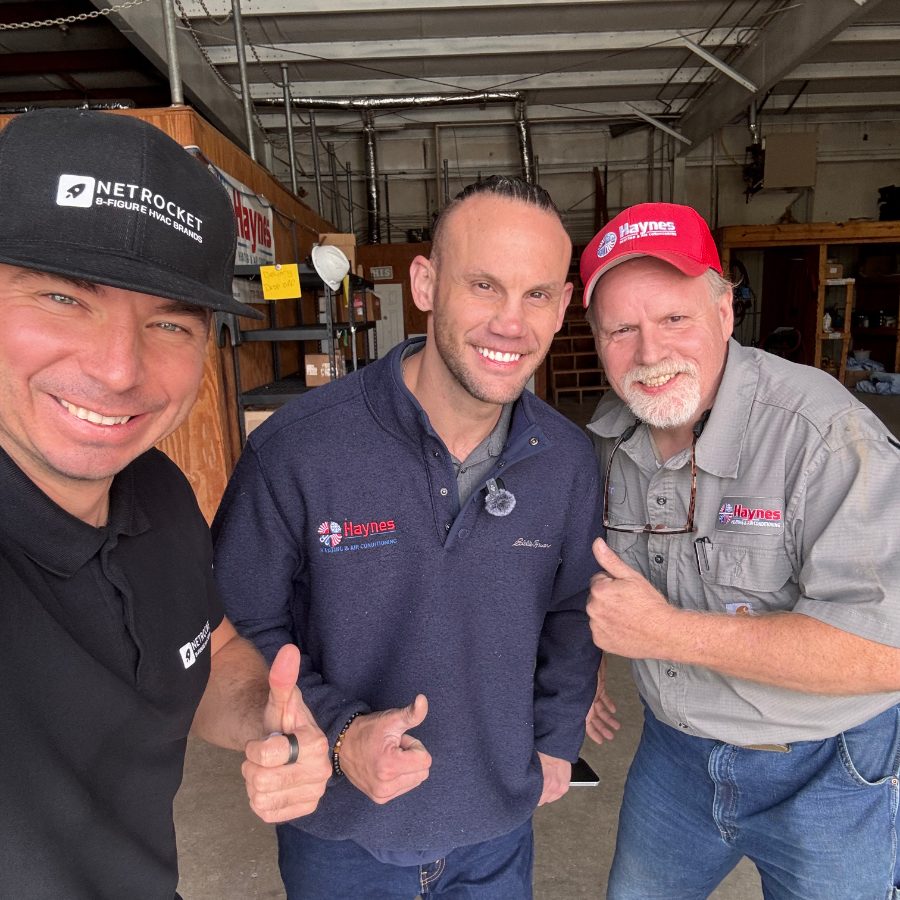 Haynes HVAC team in Rome, Georgia with the Netrocket team