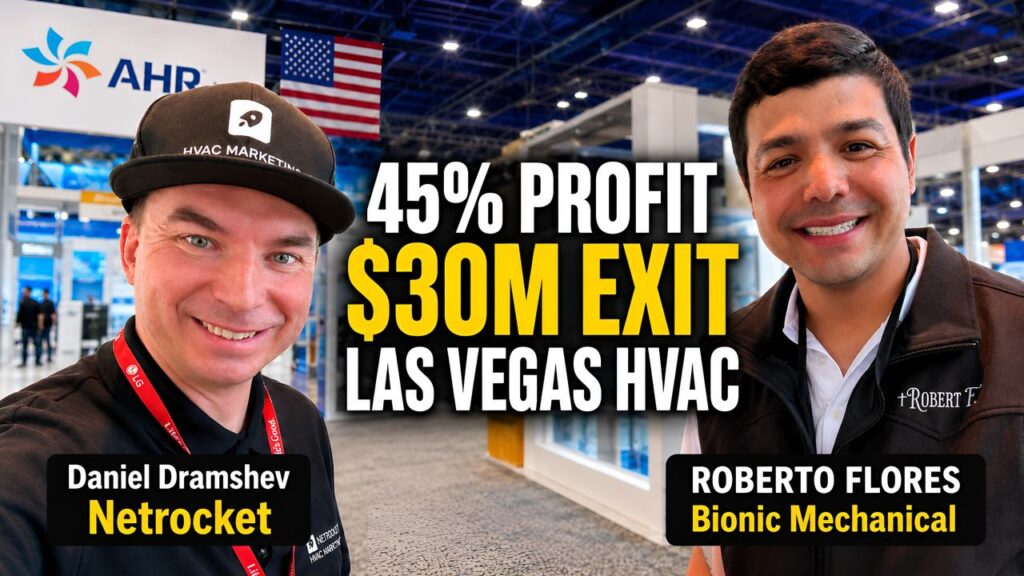 45% profit and $30M exit plan, Las Vegas HVAC owner Roberto Flores on the 8-Figure HVAC Brands Podcast