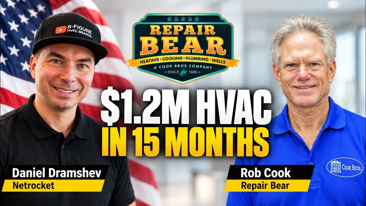 Rob Cook of Repair Bear on the 8-Figure HVAC Brands Podcast