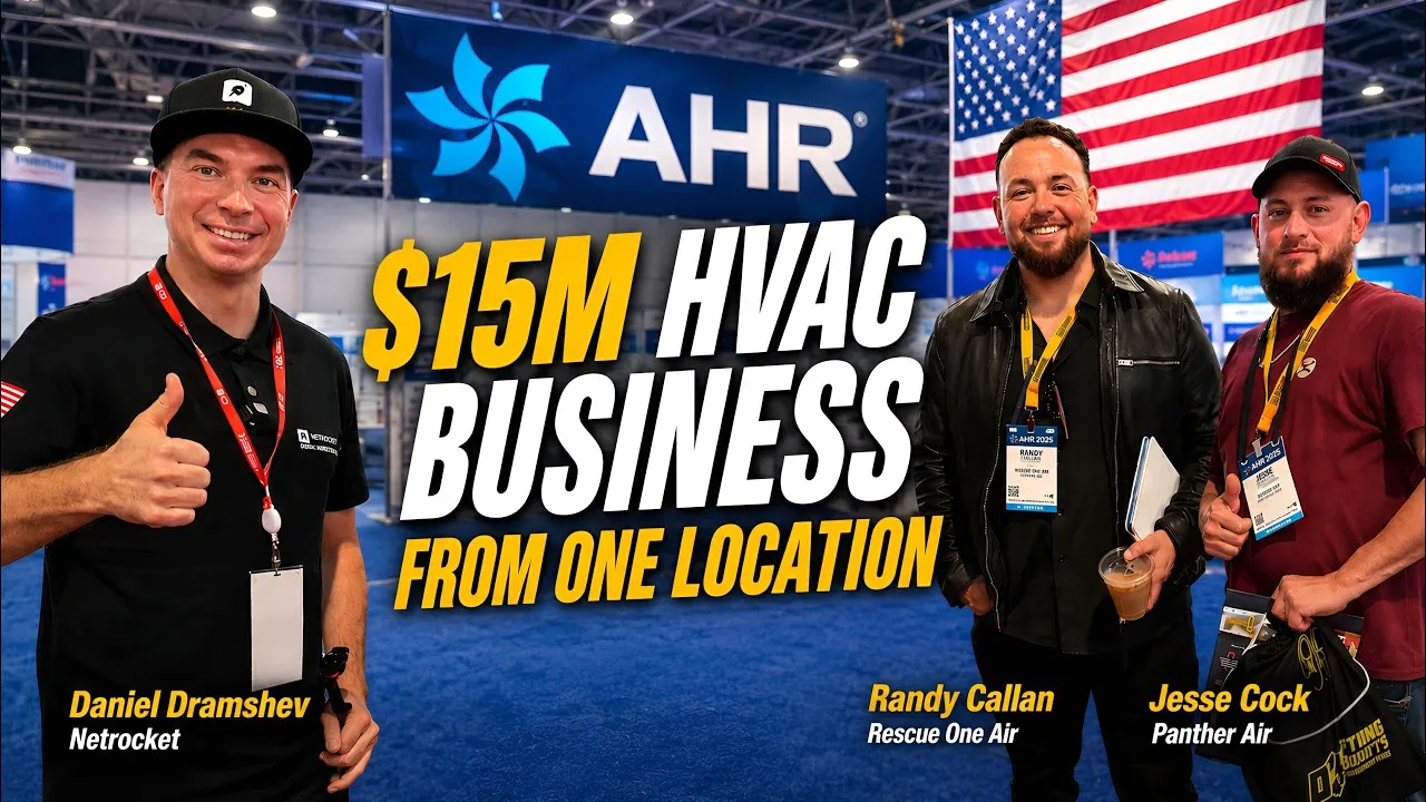 Randy Callan of Rescue One Air and Jesse Cock of Panther Air on the 8-Figure HVAC Brands Podcast