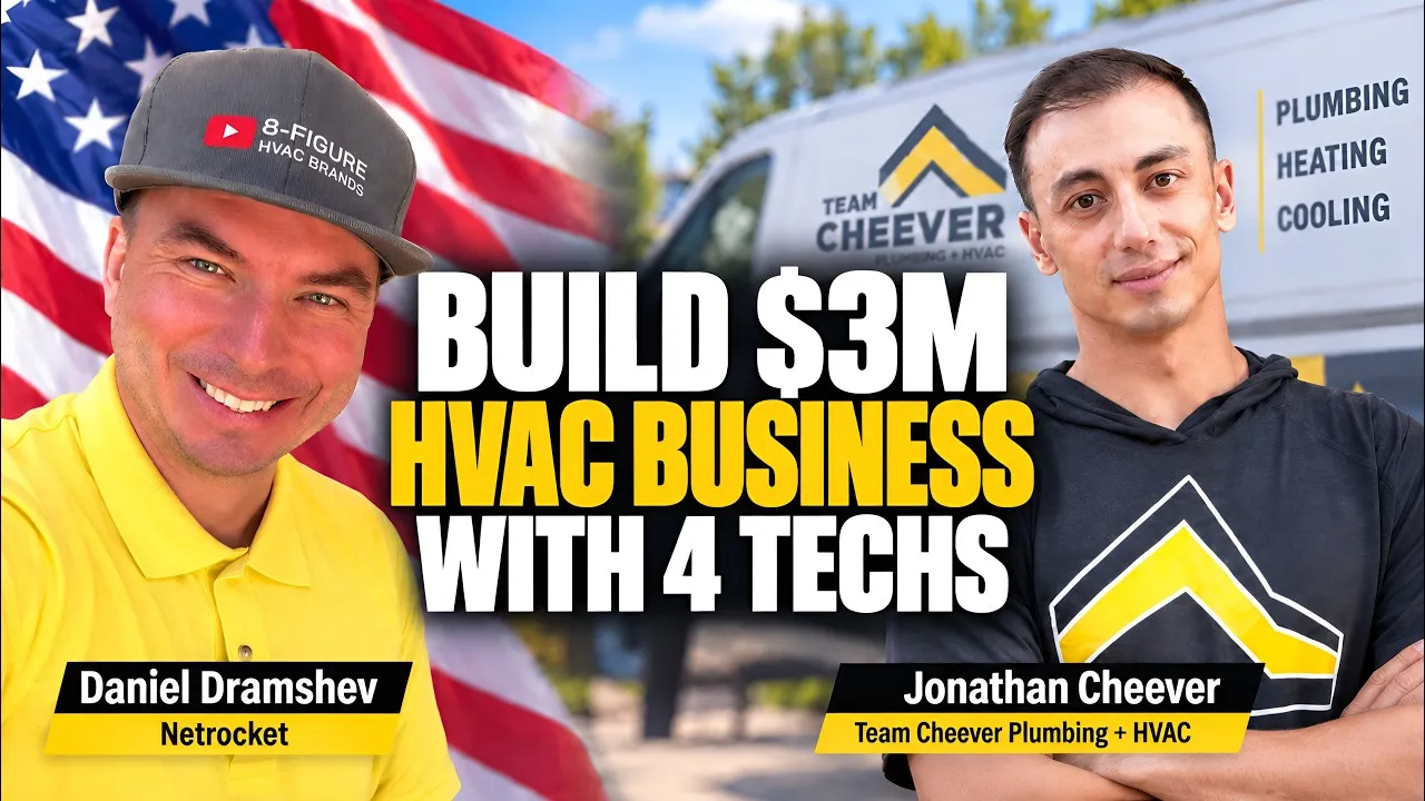 Jonathan Cheever of Team Cheever Plumbing + HVAC on the 8-Figure HVAC Brands Podcast